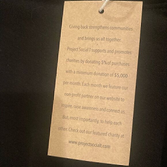 NWT Project Social T Ava Ruched Sweatshirt Size S - Picture 8 of 9